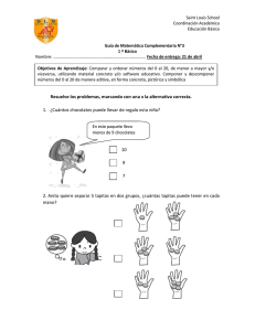 Resuelve los problemas, marcando con una x la alternativa correcta