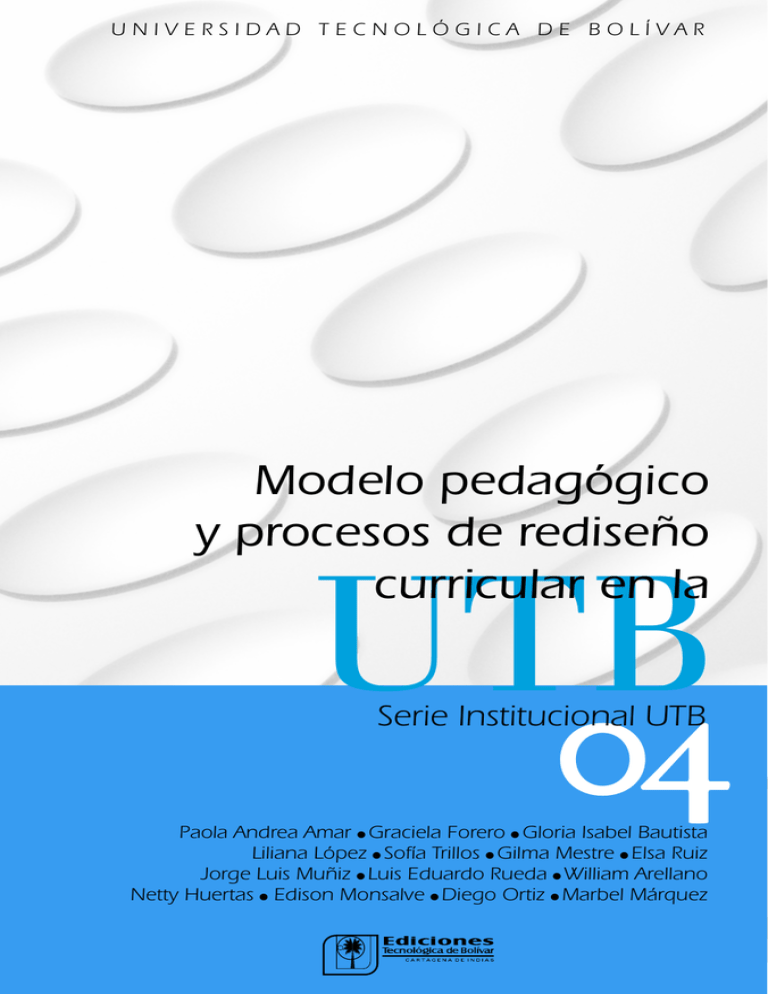 Modelo Pedagógico - Universidad Tecnológica De Bolívar