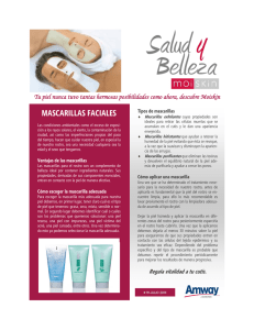 MASCARILLAS FACIALES