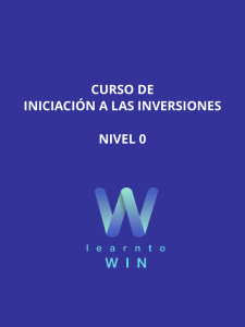 CURSO DE INICIACIÓN A LAS INVERSIONES NIVEL 0