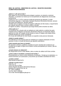 Deudores Alimentarios Morosos