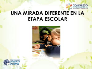 UNA MIRADA DIFERENTE EN LA ETAPA ESCOLAR
