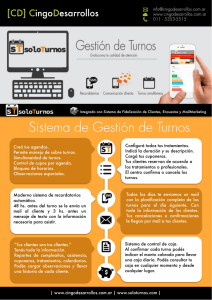Sistema de Gestión de Turnos