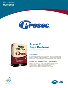 Presec® Pega Baldosas