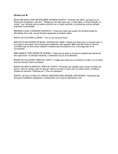 Dichos con B - Academic Csuohio