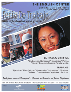 Una Oportunidad para Crecer!