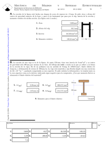 Test 9. Flexión simple: hipótesis de Navier