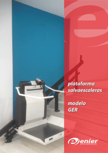 plataforma salvaescaleras modelo GER