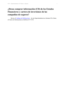 ¿Desea comprar información (CD) de los Estados Financieros y