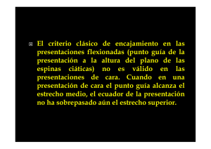 El punto guía de la presentación
