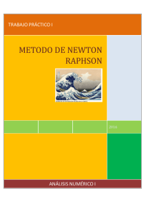 METODO DE NEWTON RAPHSON