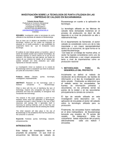 investigación sobre la tecnología de punta utilizada en las