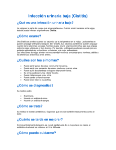 Infección urinaria baja (Cistitis)