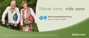 Mente sana, vida sana - Blue Cross and Blue Shield of Texas