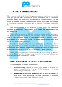 Timidez e Inseguridad