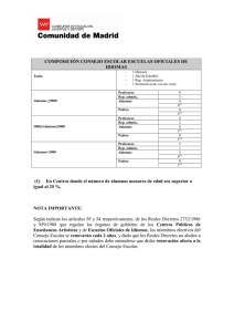 composición consejo escolar escuelas oficiales de idiomas