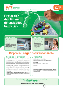 Protección de oficinas de entidades bancarias