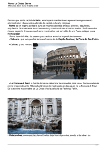 Roma, La Ciudad Eterna
