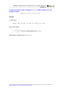 Minimización de Función Cuadrática: Solución Analítica