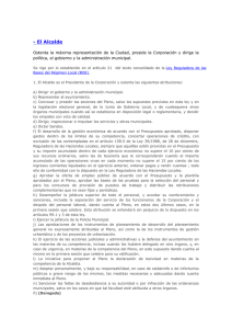 Funciones del Alcalde - Ayuntamiento de Aspe