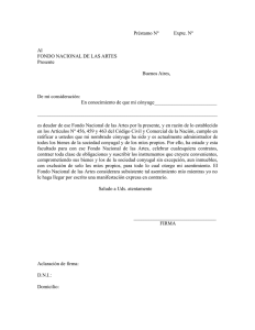 anexo i - Fondo Nacional de las Artes