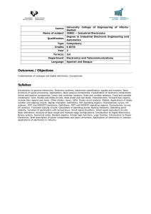 Industrial Electronics-Degree in Industrial Electronic Engineering