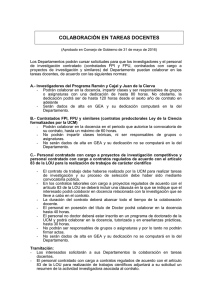 COLABORACIÓN EN TAREAS DOCENTES