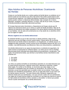 Hijos Adultos de Personas Alcohólicas: Cicatrizando