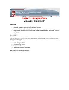 clinica universitaria - facultad de ciencias de la salud, uat