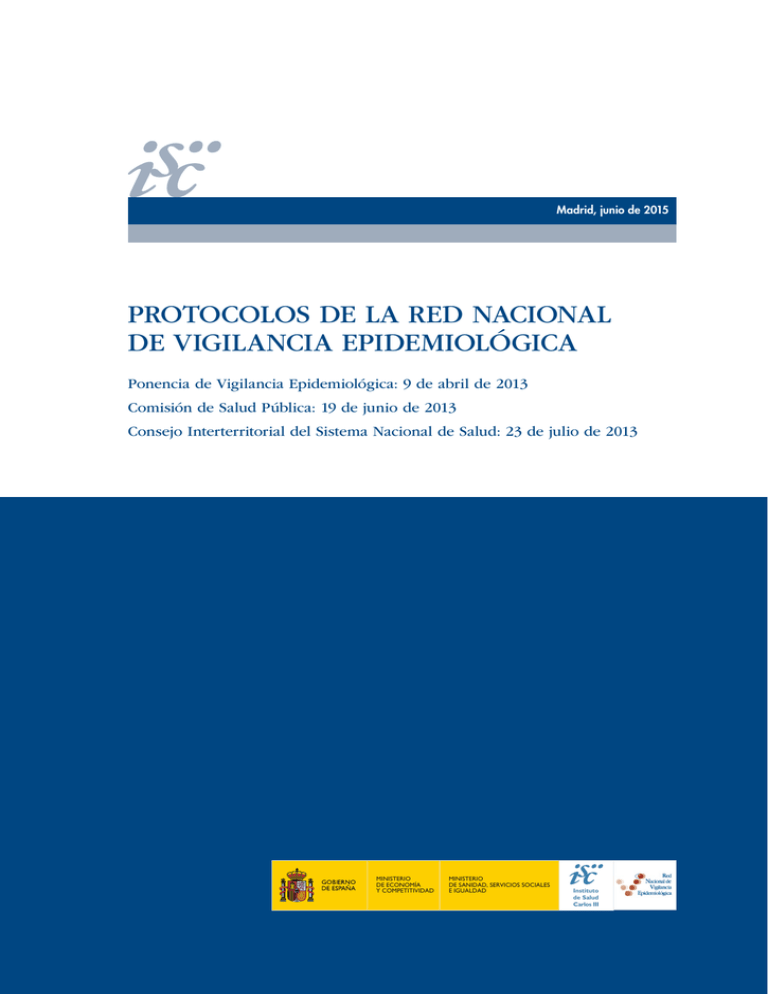 Protocolos De La Red Nacional De Vigilancia Epidemiológica