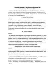 PROTOCOLO ADICIONAL A LA CONVENCION INTERAMERICANA