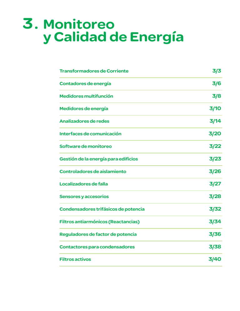 Monitoreo Y Calidad De Energ A