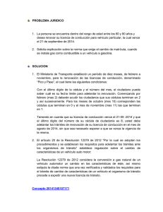 PROBLEMA JURIDICO 1. La persona se encuentra dentro del