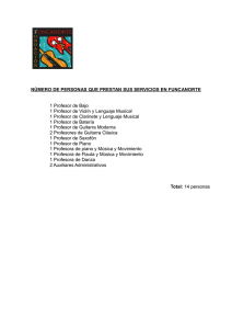 NÚMERO DE PERSONAS QUE PRESTAN SUS SERVICIOS EN