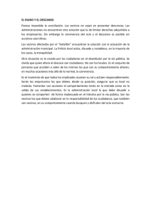 EL RUIDO Y EL DESCANSO Parece imposible la conciliación. Los