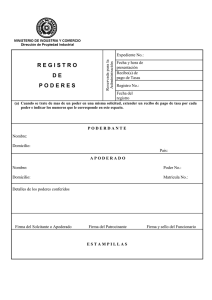 Registro de Poderes
