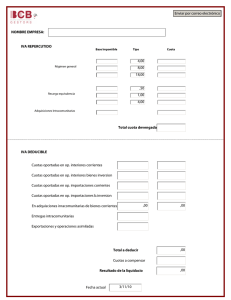 IVA REPERCUTIDO Total cuota devengada IVA