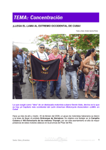 ¡llega el lama al extremo occidental de cuba!