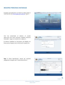 registro personas naturales - Sigep