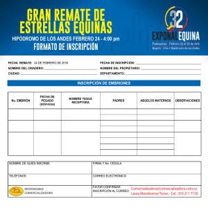 Formatos Inscripcion REMATE 2016