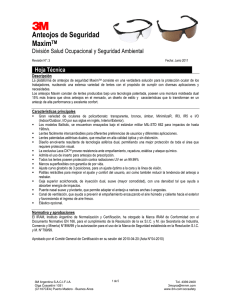 Anteojos de Seguridad 3M™ Maxim