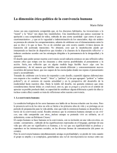 dimensiones de la convivencia humana