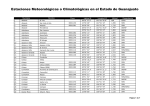 Estaciones Meteorológicas o Climaticas