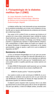 Fisiopatología de la Diabetes Mellitus Tipo 2 (DM2)