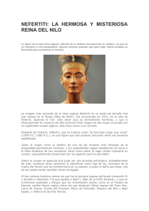 nefertiti: la hermosa y misteriosa reina del nilo