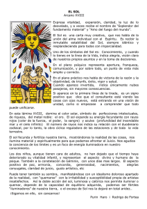 Expresa vitalidad, expansión, claridad, la luz de lo desvelado, y a