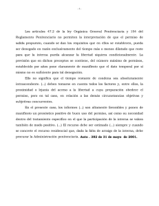 Los artículos 47.2 de la ley Orgánica General Penitenciaria y 154