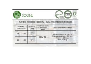 ALAMBRE RECOCIDO EN BOBINA – CARACTERISTICAS