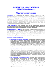 DESCARTES: MEDITACIONES METAFÍSICAS (1641) Algunos