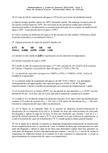 Termodinámica y Cinética Química: Hoja de Ejercicios
